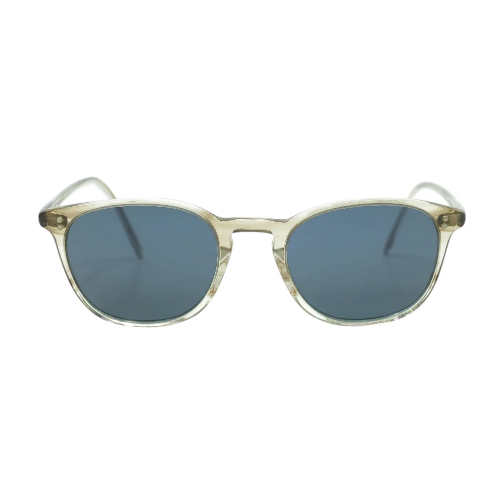 Clear Finley Vintage Round Sunglasses - Image 2