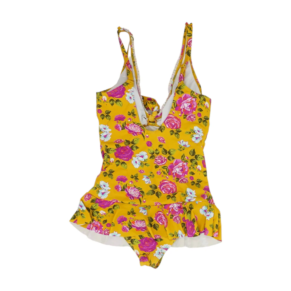 Yellow Floral One-Piece - Image 2