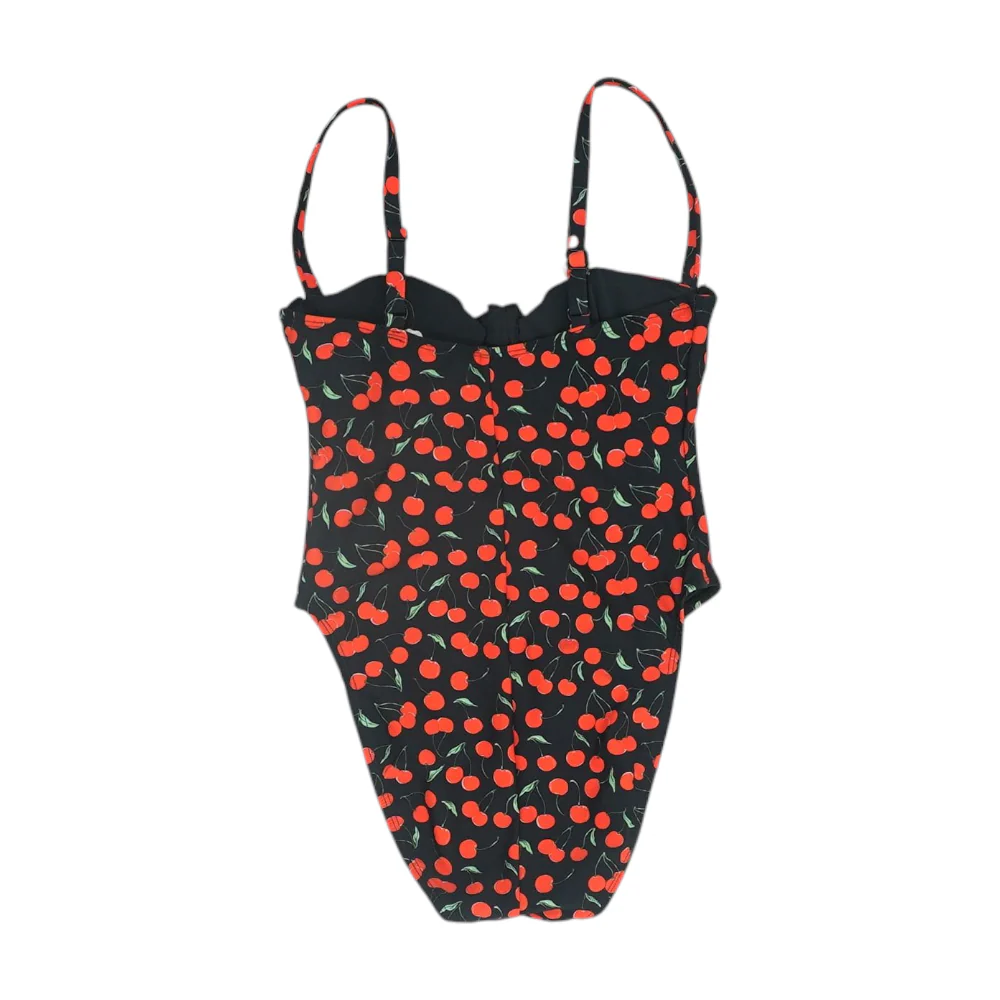 Black Print One-Piece - Image 2