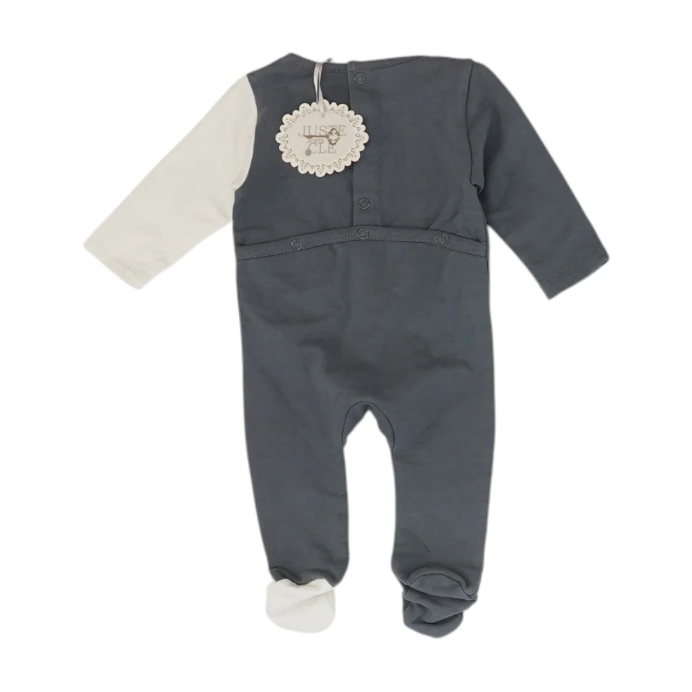 White Color Block One-Piece - Image 2
