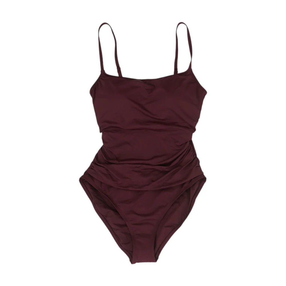 Burgundy One-Piece