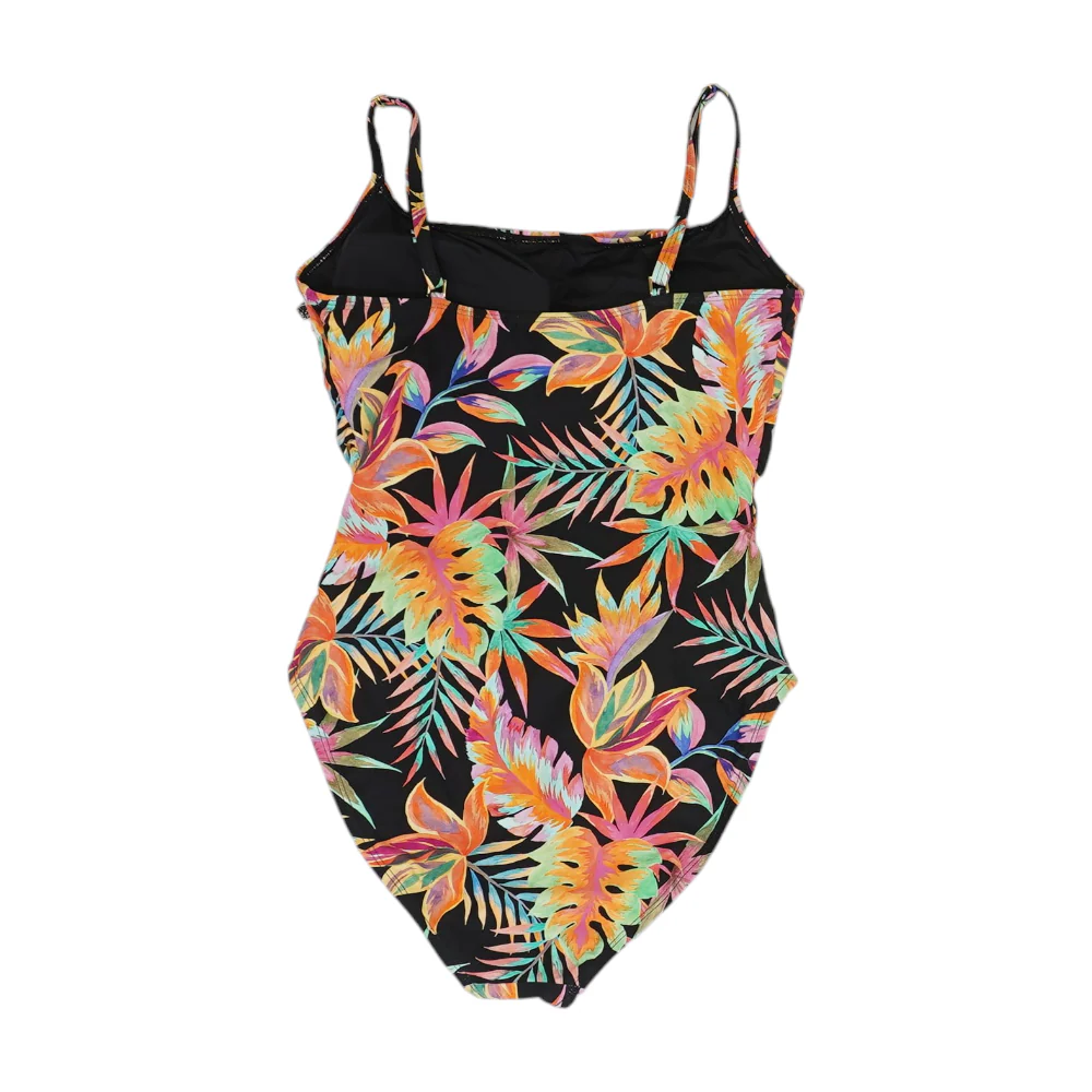 Black Tropical One-Piece - Image 2