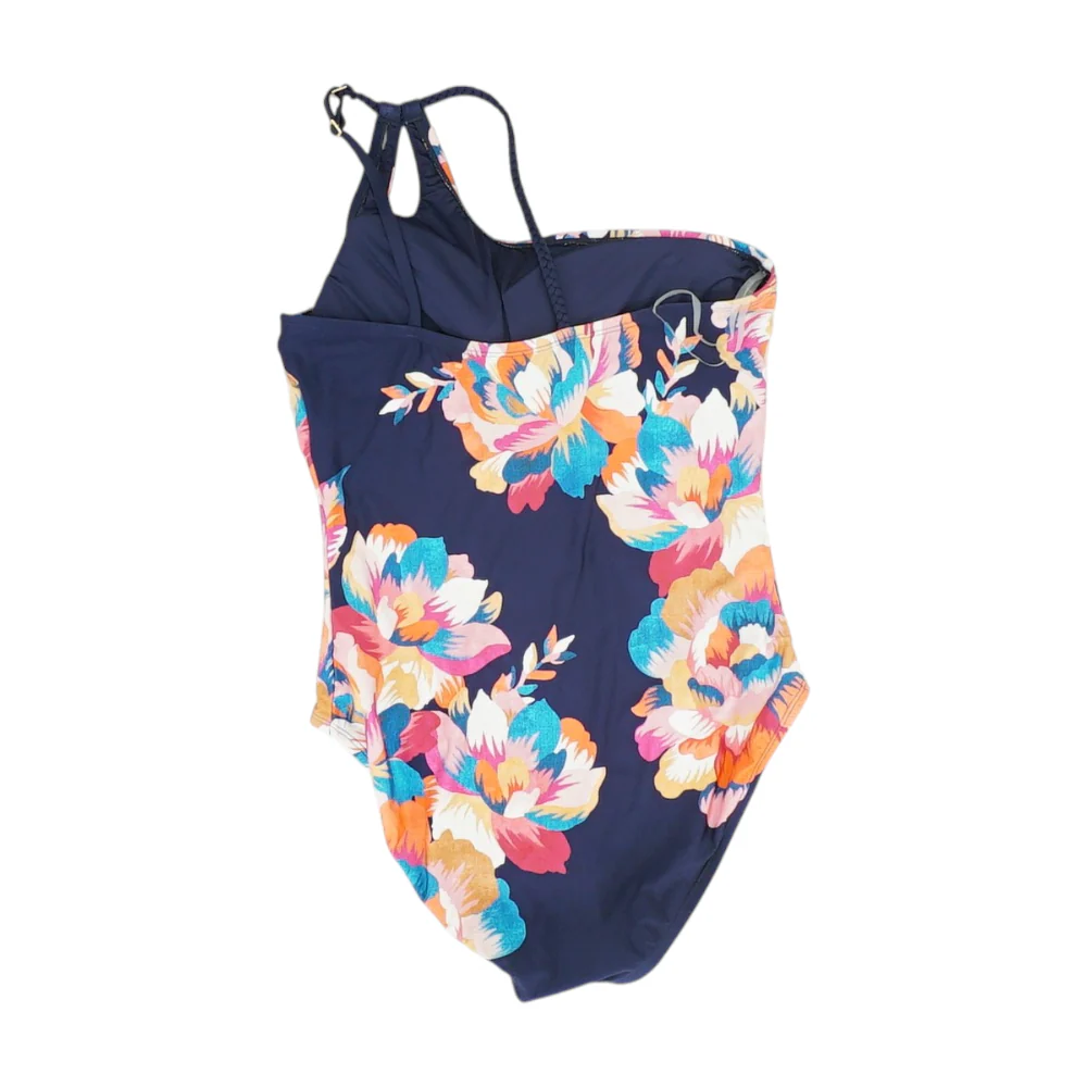Navy Floral One-Piece - Image 2