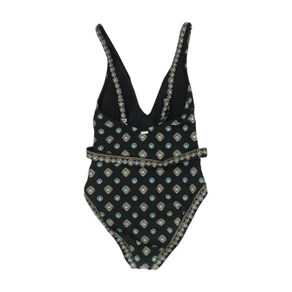 Black Print One-Piece - Image 2