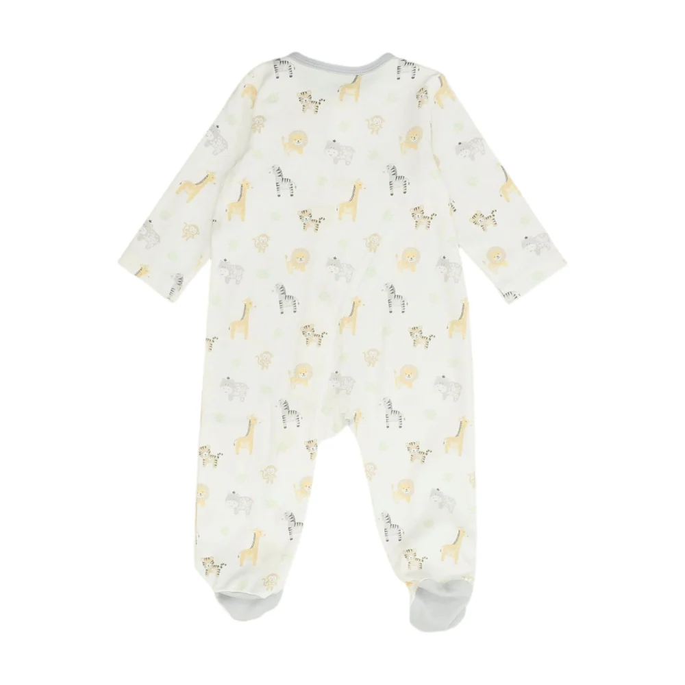 White Graphic One-Piece - Image 2