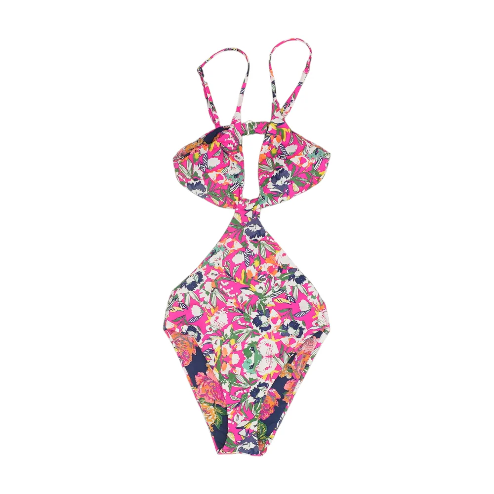 Pink Floral One-Piece
