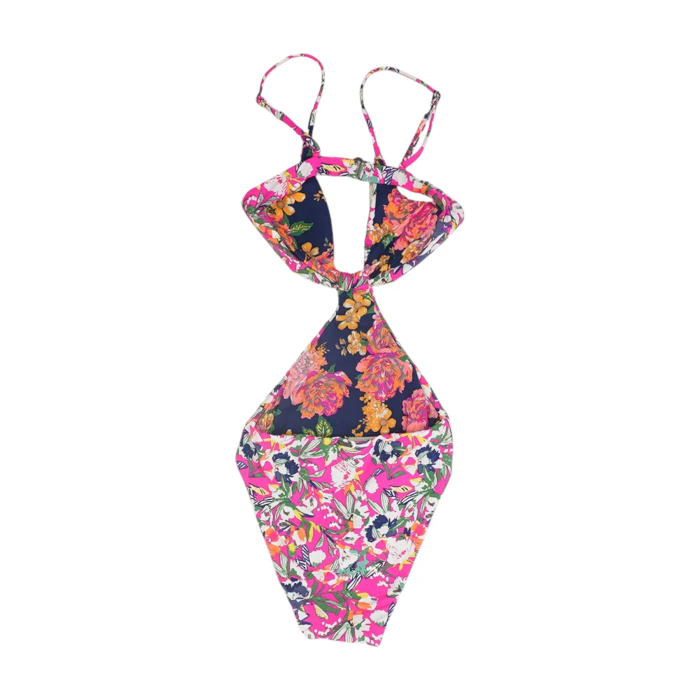 Pink Floral One-Piece - Image 2