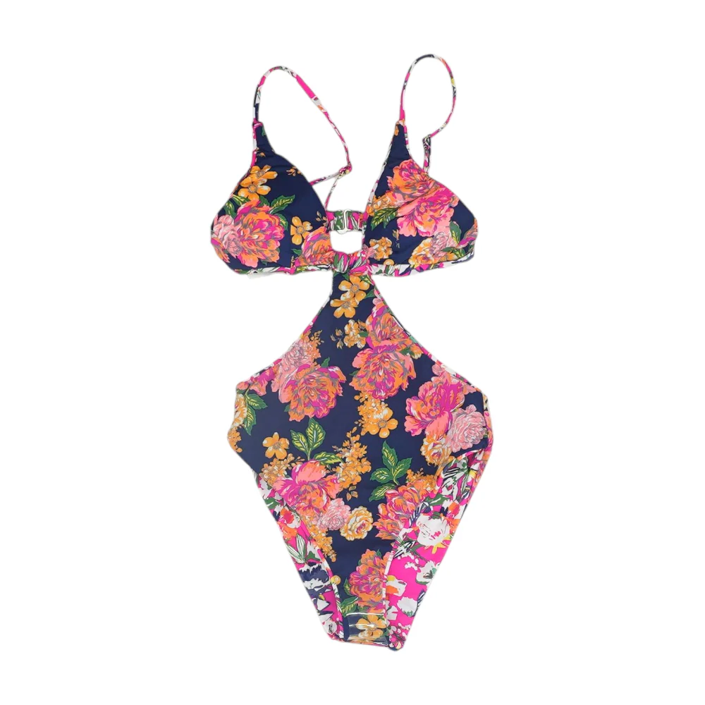 Pink Floral One-Piece - Image 3