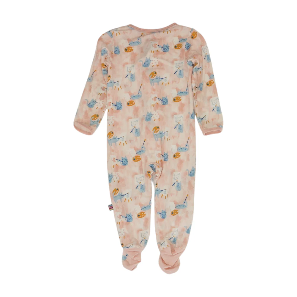 Peach Print One-Piece - Image 2