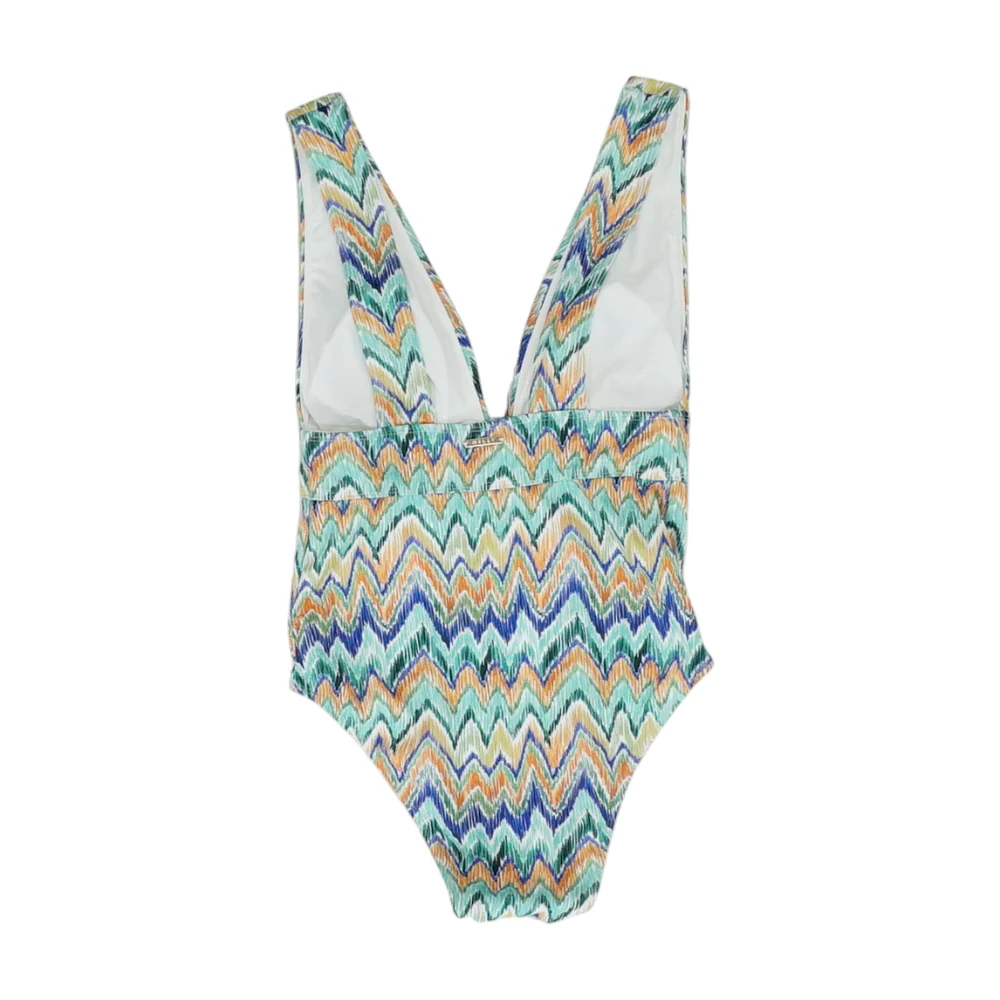 Green Chevron One-Piece - Image 2