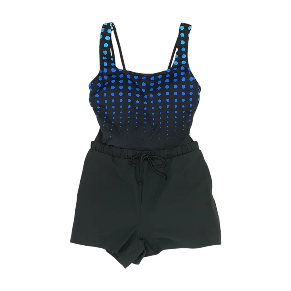 Blue Polka Dot One-Piece