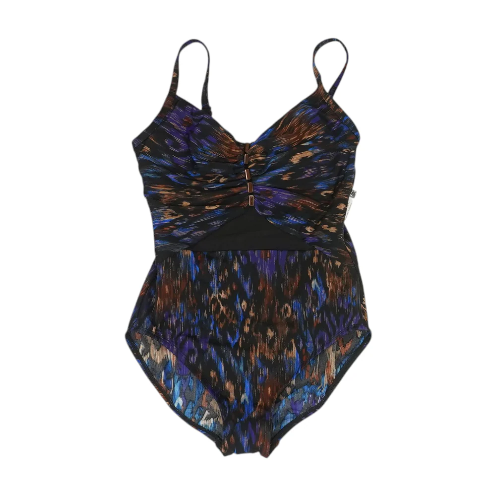 Blue Abstract One-Piece