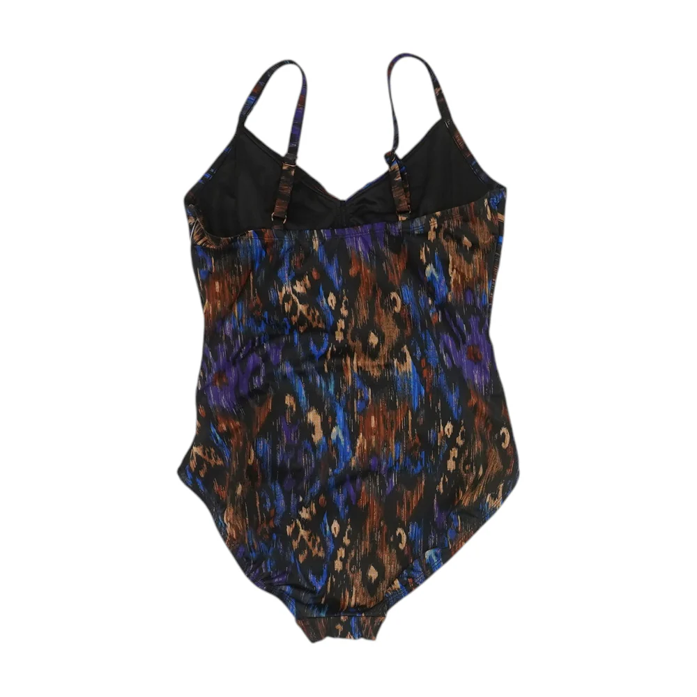 Blue Abstract One-Piece - Image 2