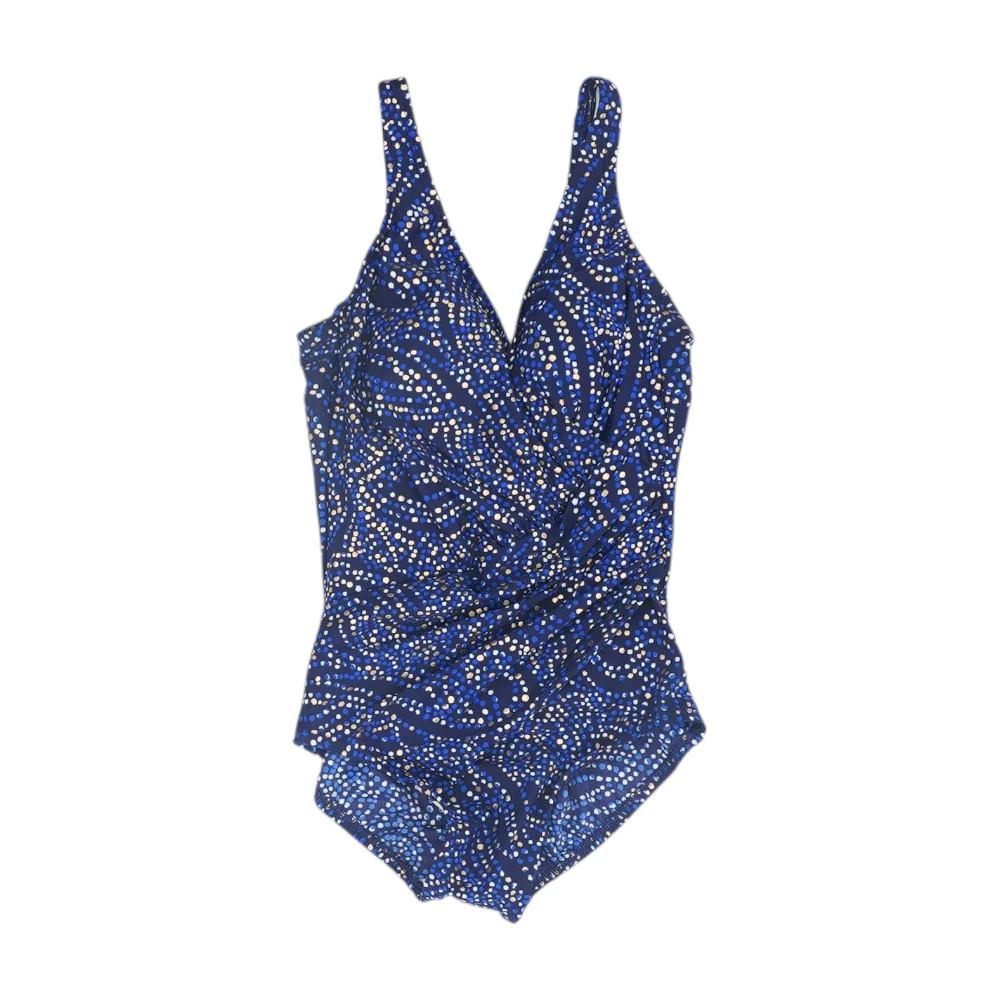 Blue Polka Dot One-Piece