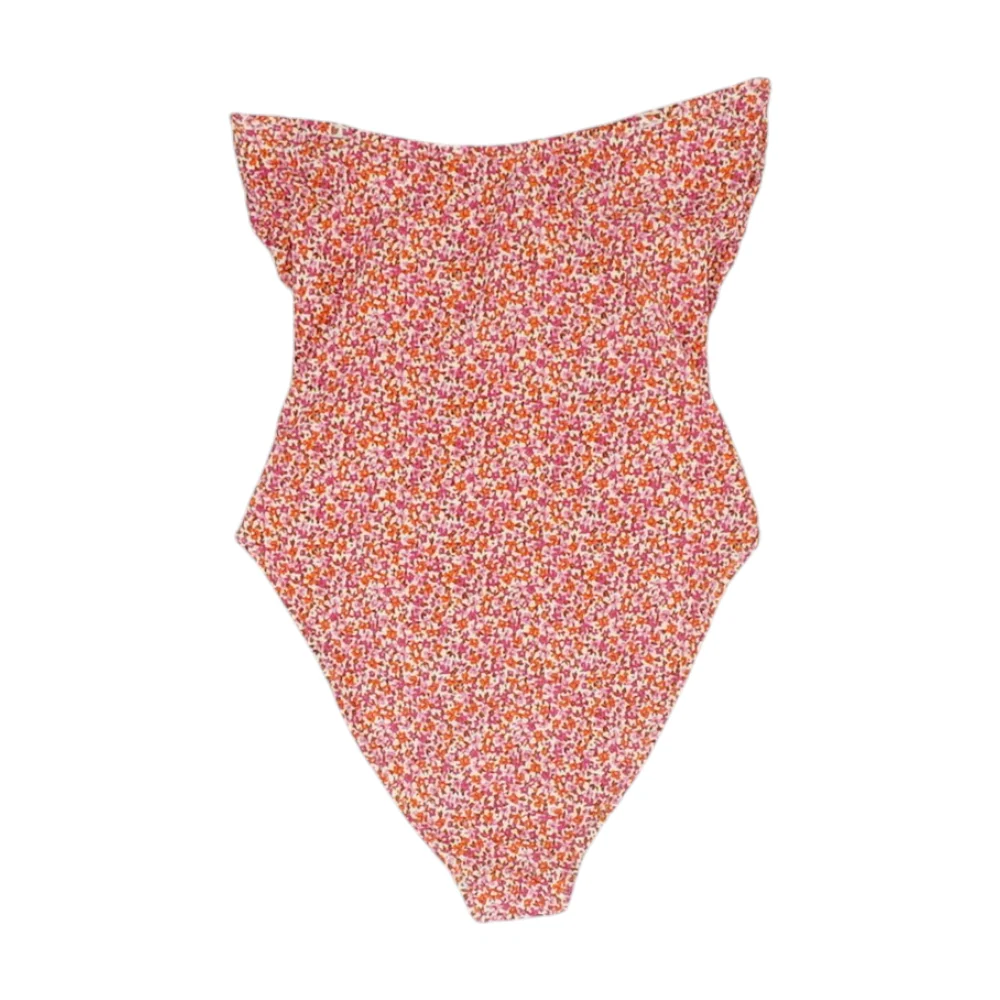 Beige Floral One-Piece - Image 2