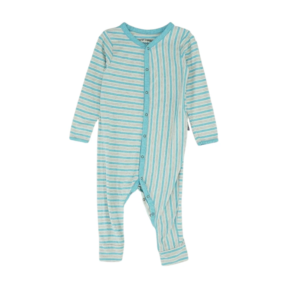 Blue Striped One-Piece