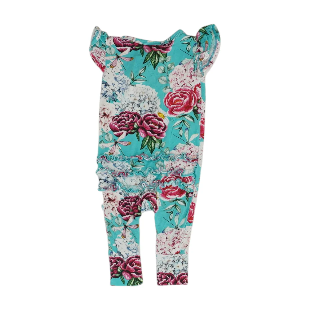 Blue Floral One-Piece - Image 2