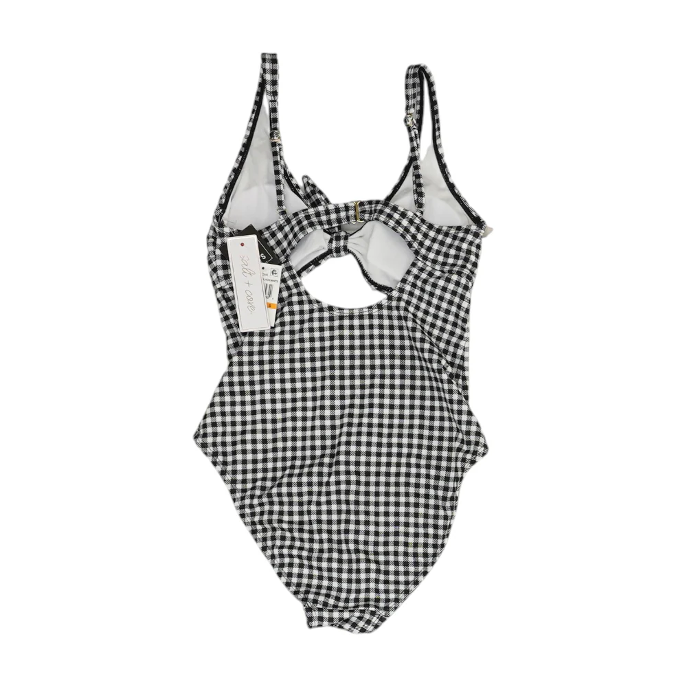 Black Check One-Piece - Image 2