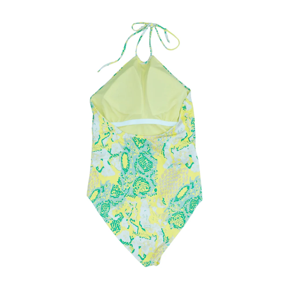 Green Abstract One-Piece - Image 2