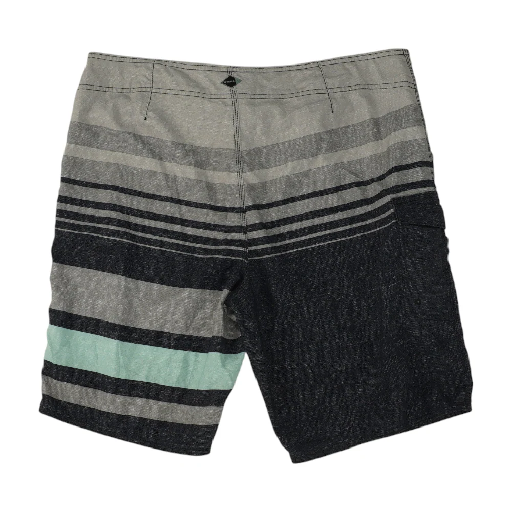 Gray Striped Swim Bottom - Image 2