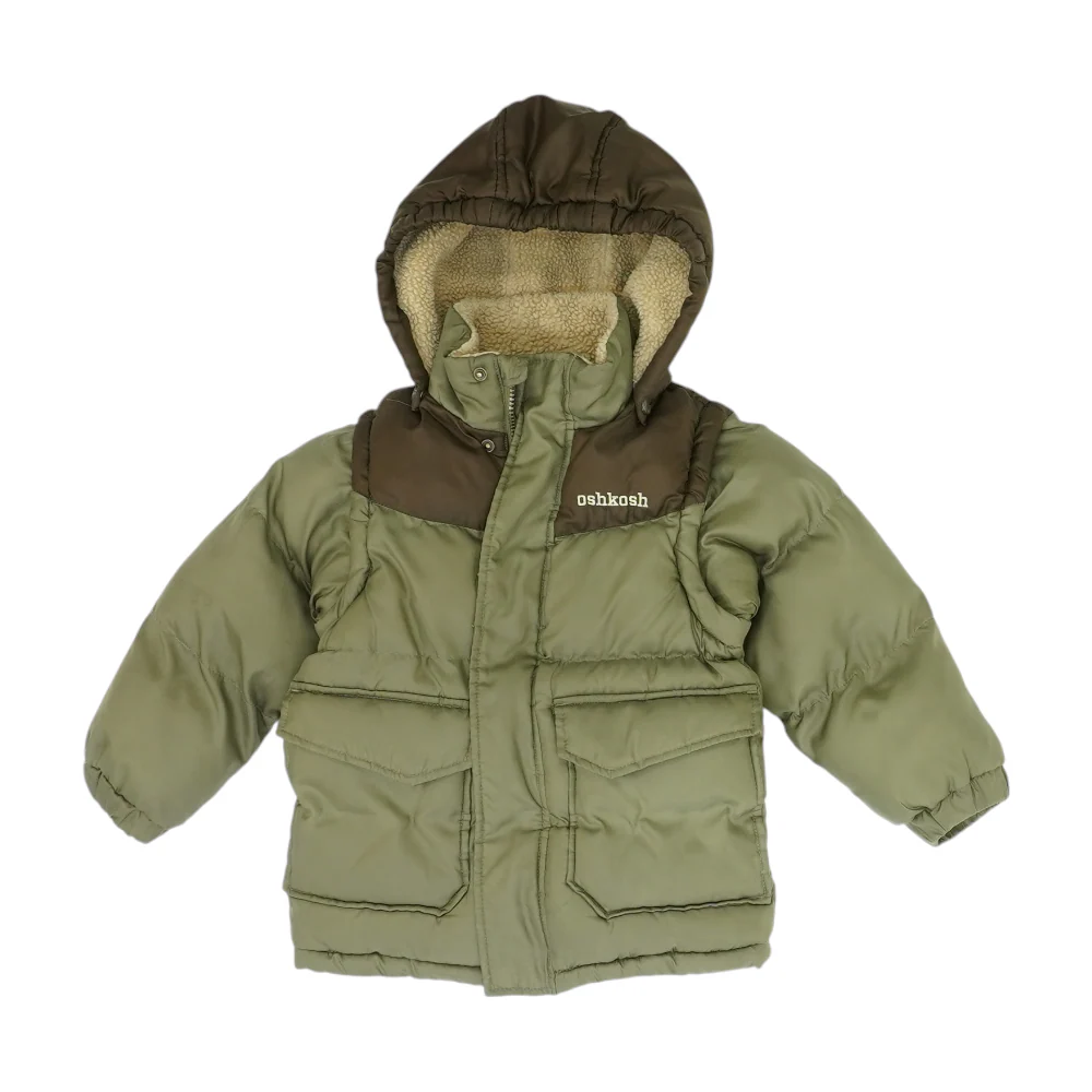 Olive Color Block Jacket