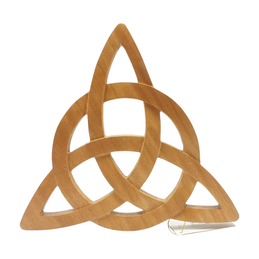South American Cedar Trinity Knot Wall Hanging