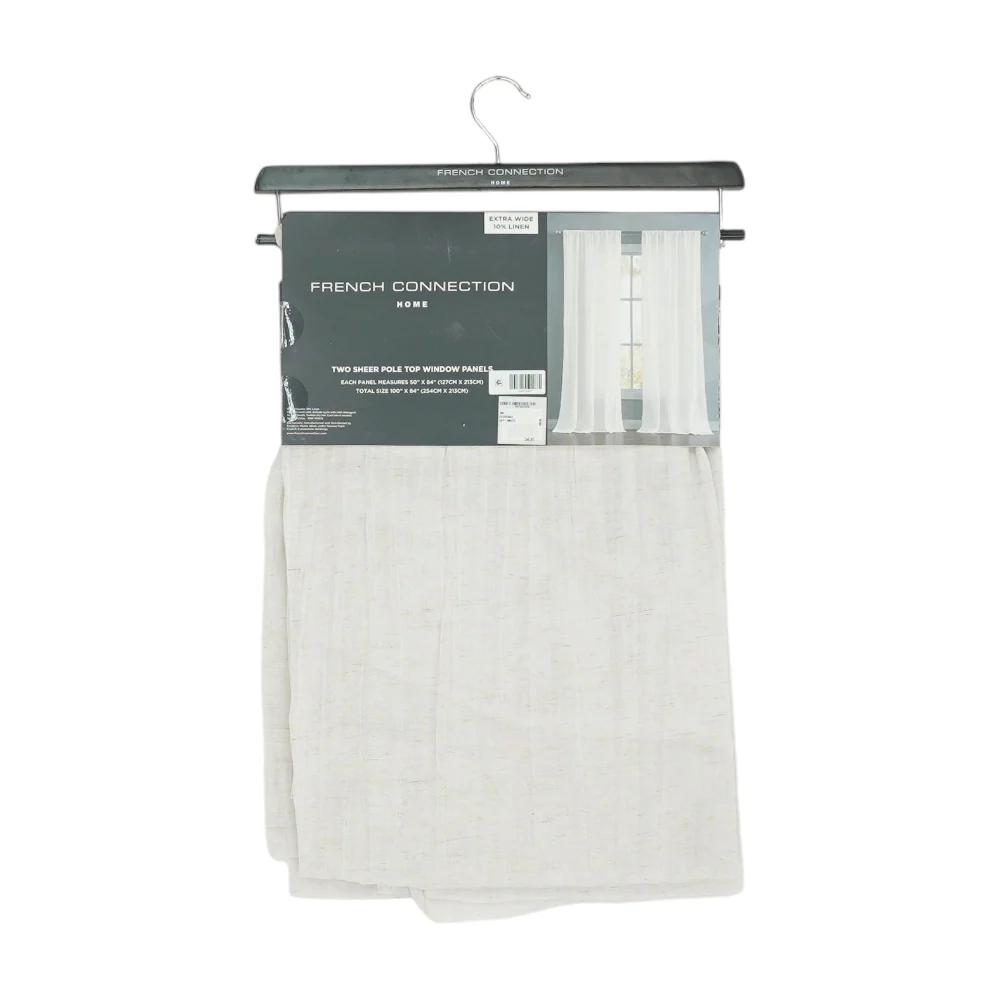Sheer Pole Top Window Panels - Image 2