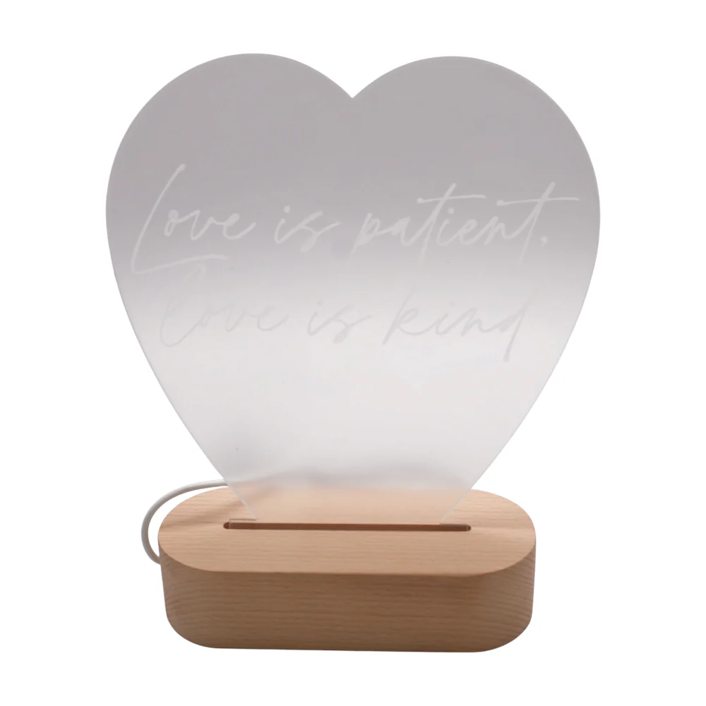 Love is Patient Desk Lamp - Image 2