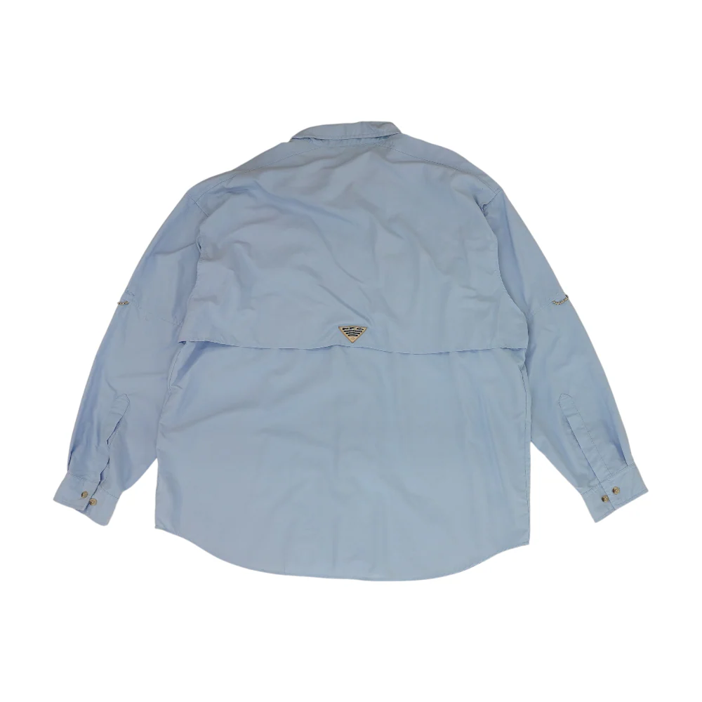 Blue Solid Outdoor Button Down - Image 2