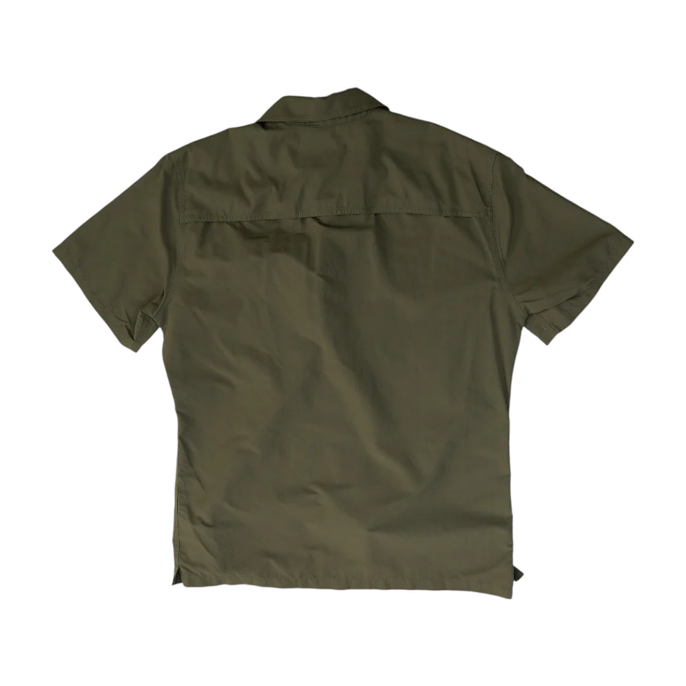 Green Solid Outdoor Button Down - Image 2
