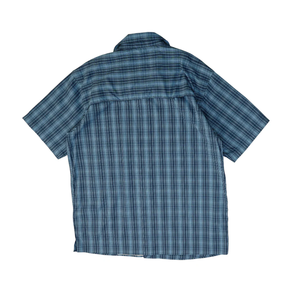 Blue Plaid Outdoor Button Down - Image 2