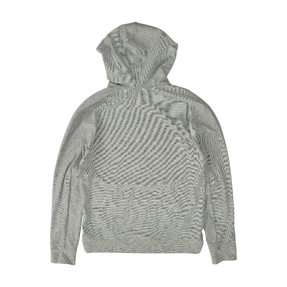 Gray Striped Hoodie Pullover - Image 2