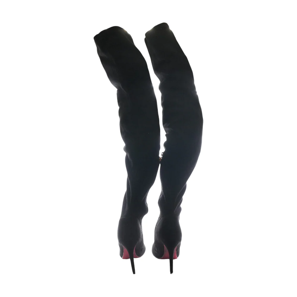 Black Over-the-Knee Boots - Image 2