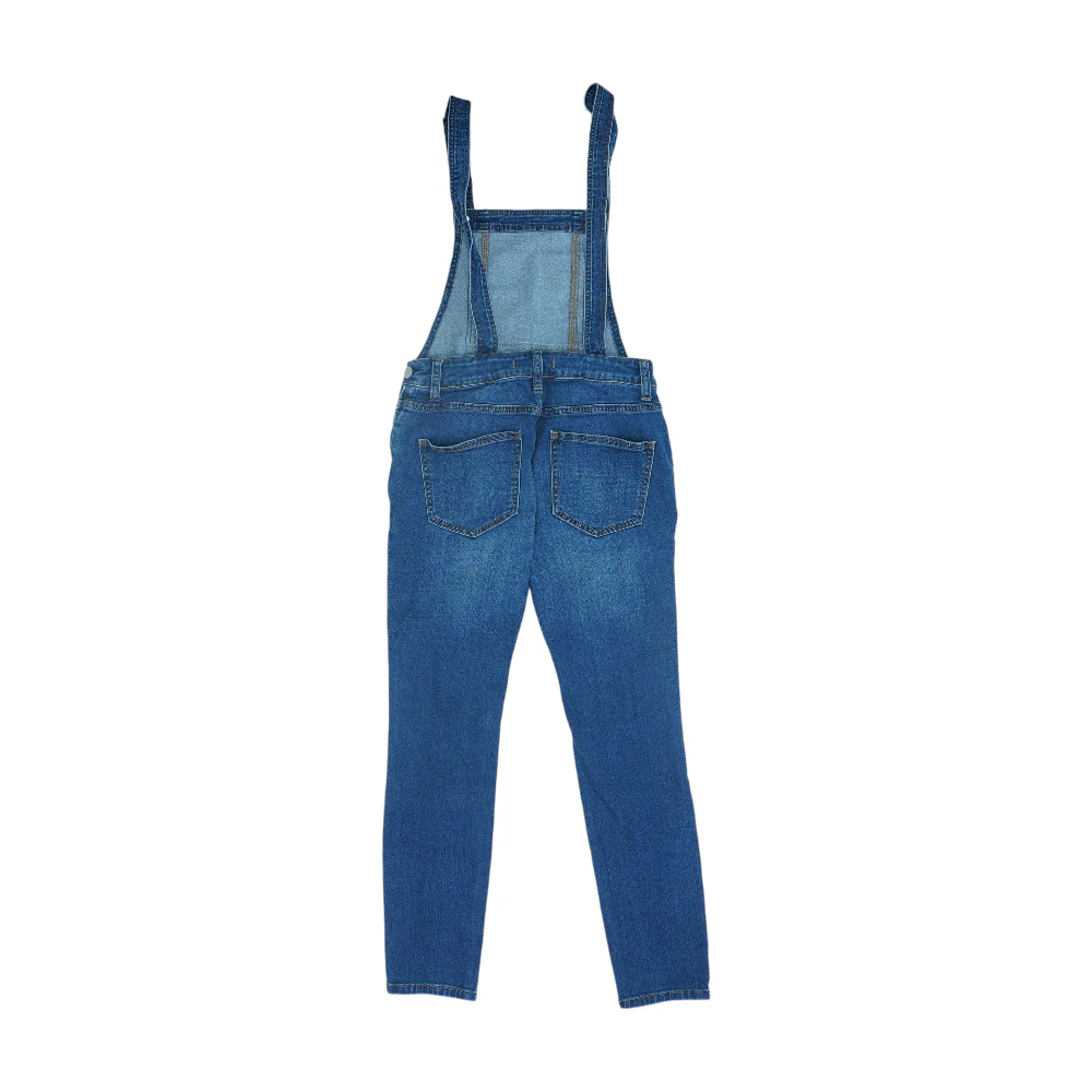 Blue Slim Overall Jeans - Image 2
