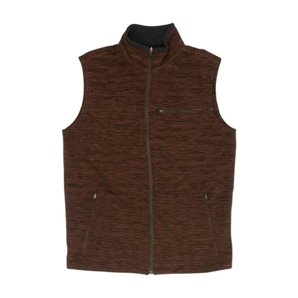 Brown Solid Vest