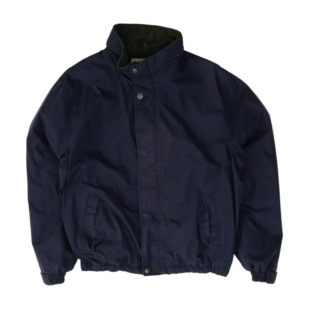 Navy Big & Tall Solid Jacket