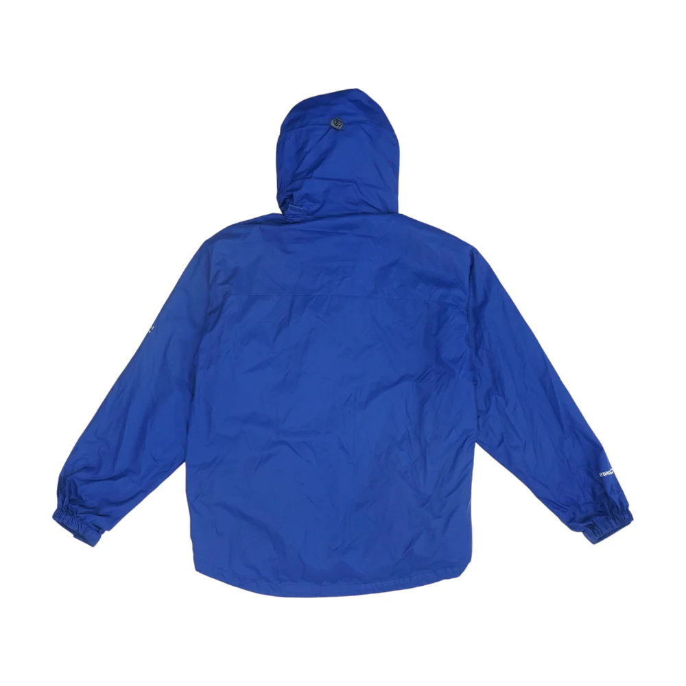 Blue Solid Rain Jacket - Image 2