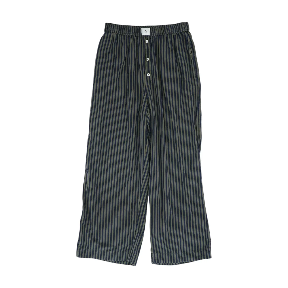 Green Striped Pajama Bottom