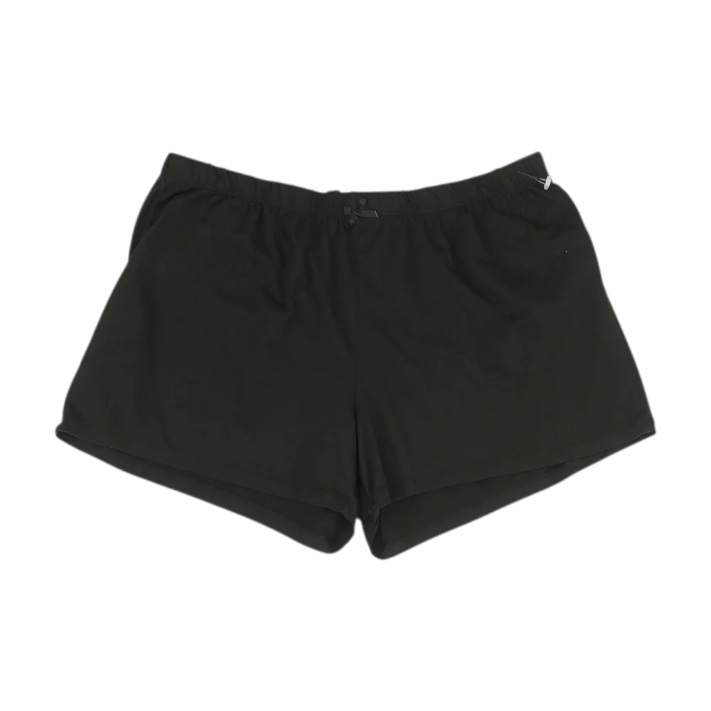 Black Solid Pajama Bottom