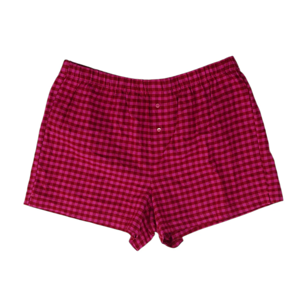 Pink Check Pajama Bottom
