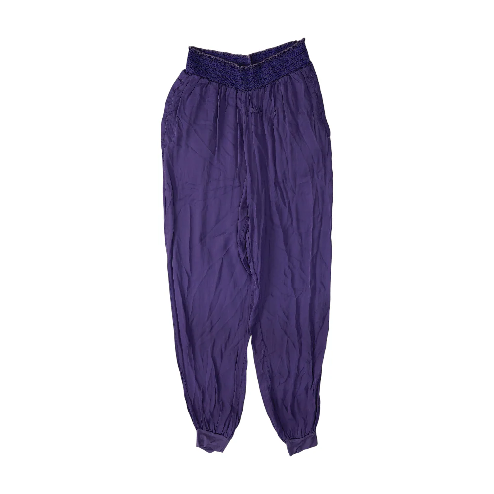 Navy Solid Pajama Bottom