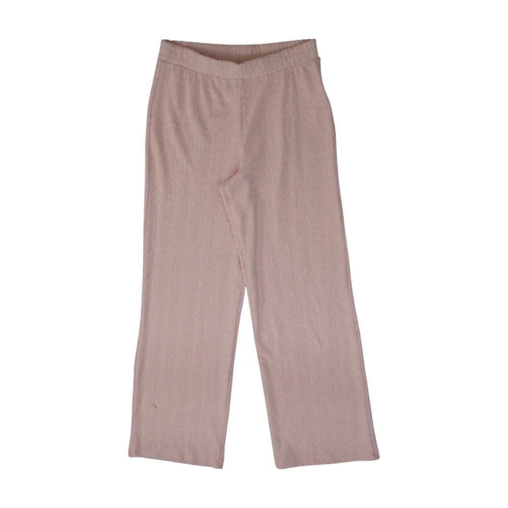 Pink Solid Pajama Bottom