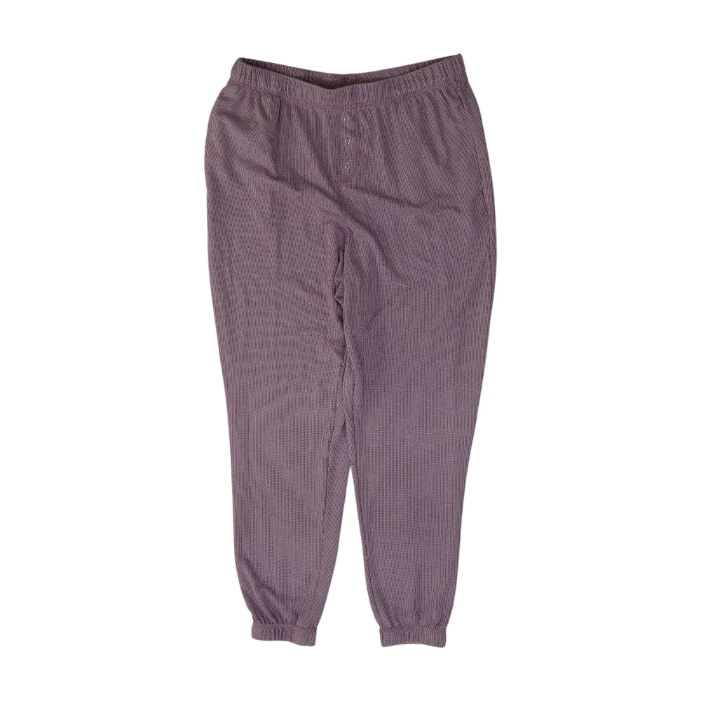 Purple Solid Pajama Bottom