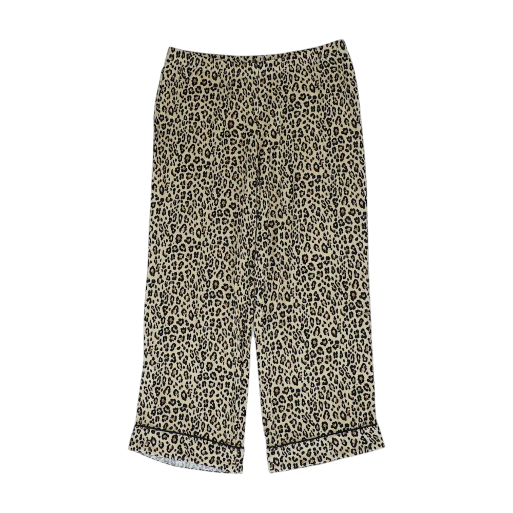 Beige Animal Print Pajama Bottom