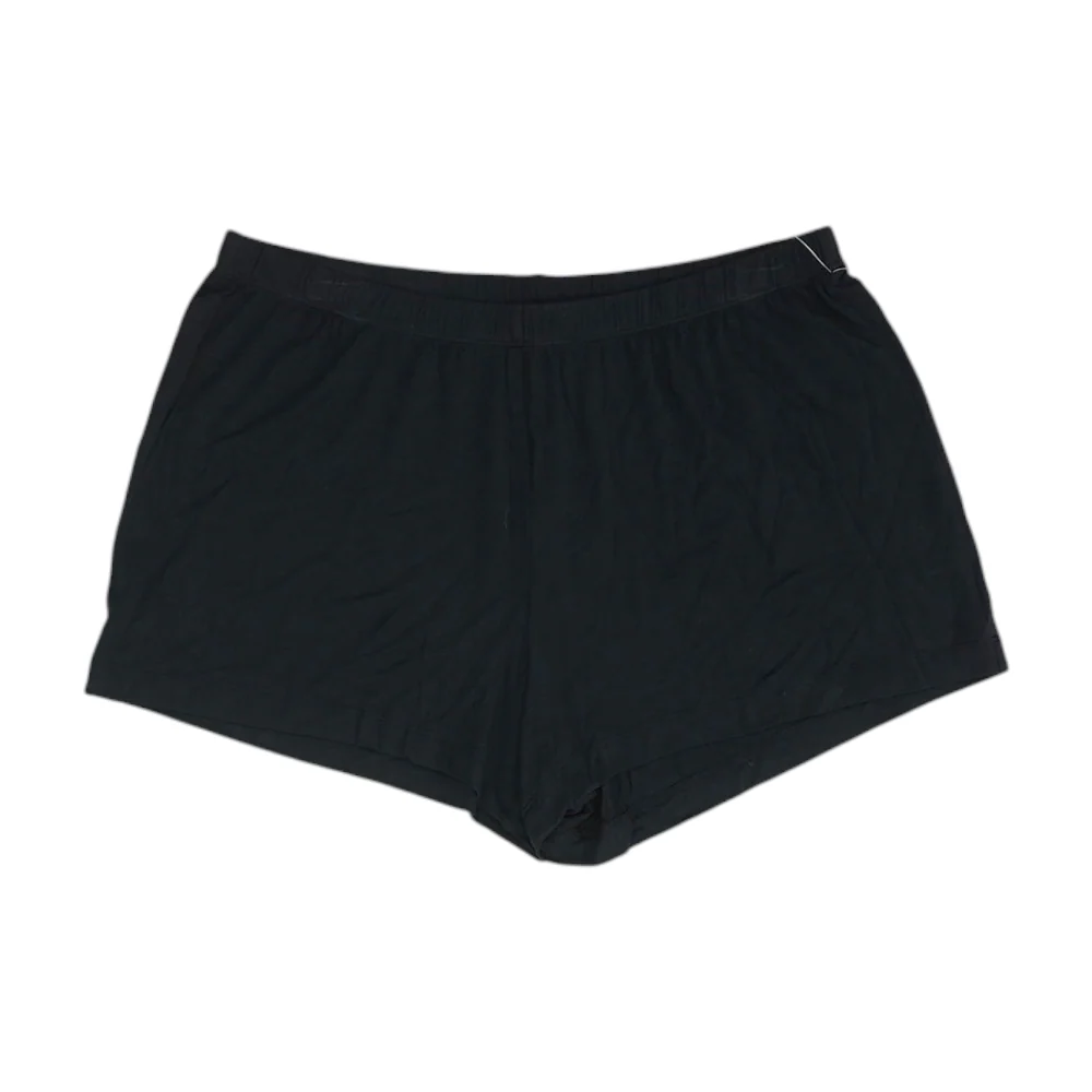 Black Solid Pajama Bottom