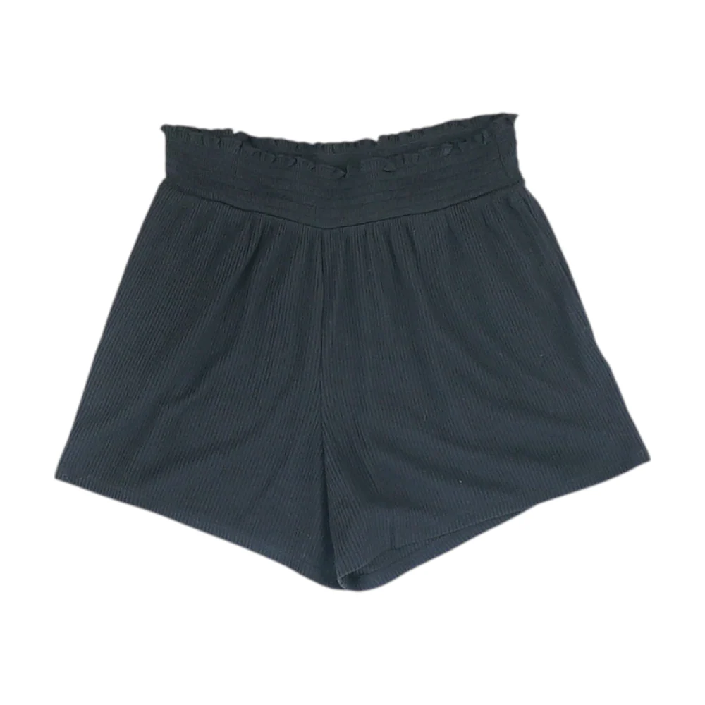Black Solid Pajama Bottom