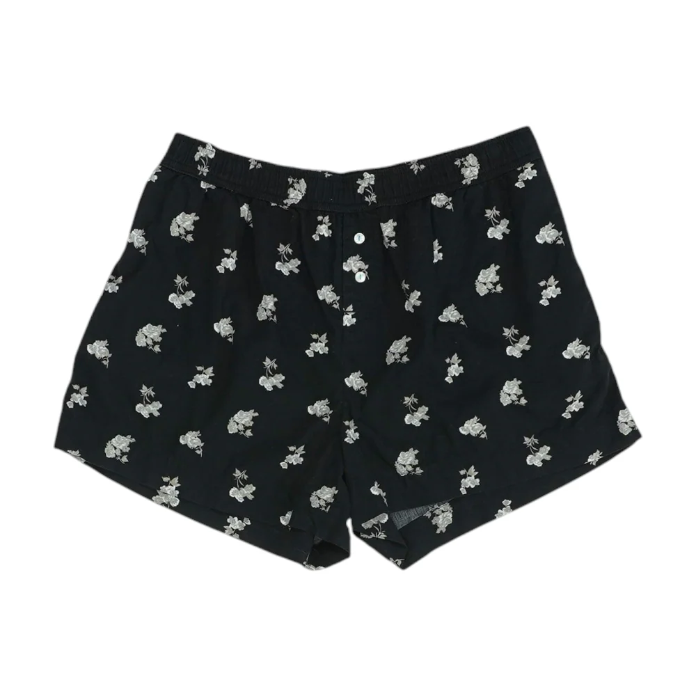 Black Floral Pajama Bottom