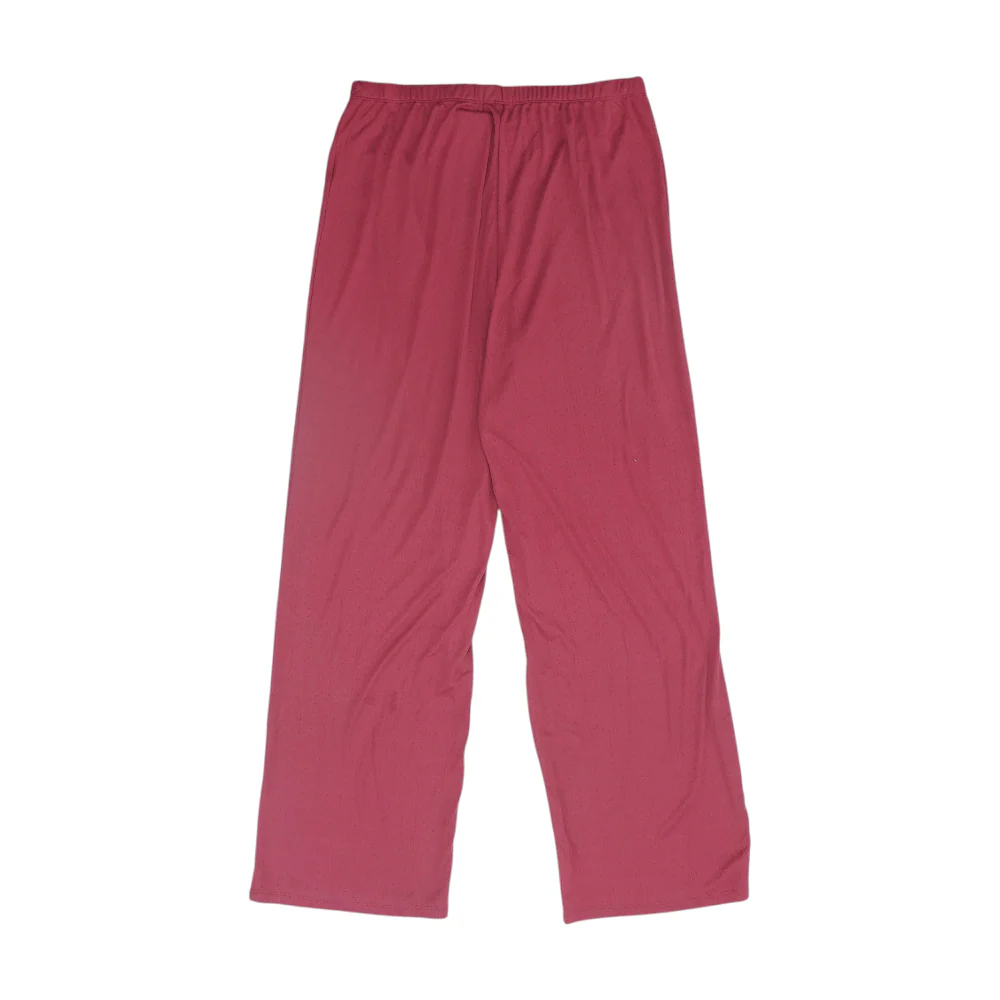 Pink Solid Pajama Bottom - Image 2