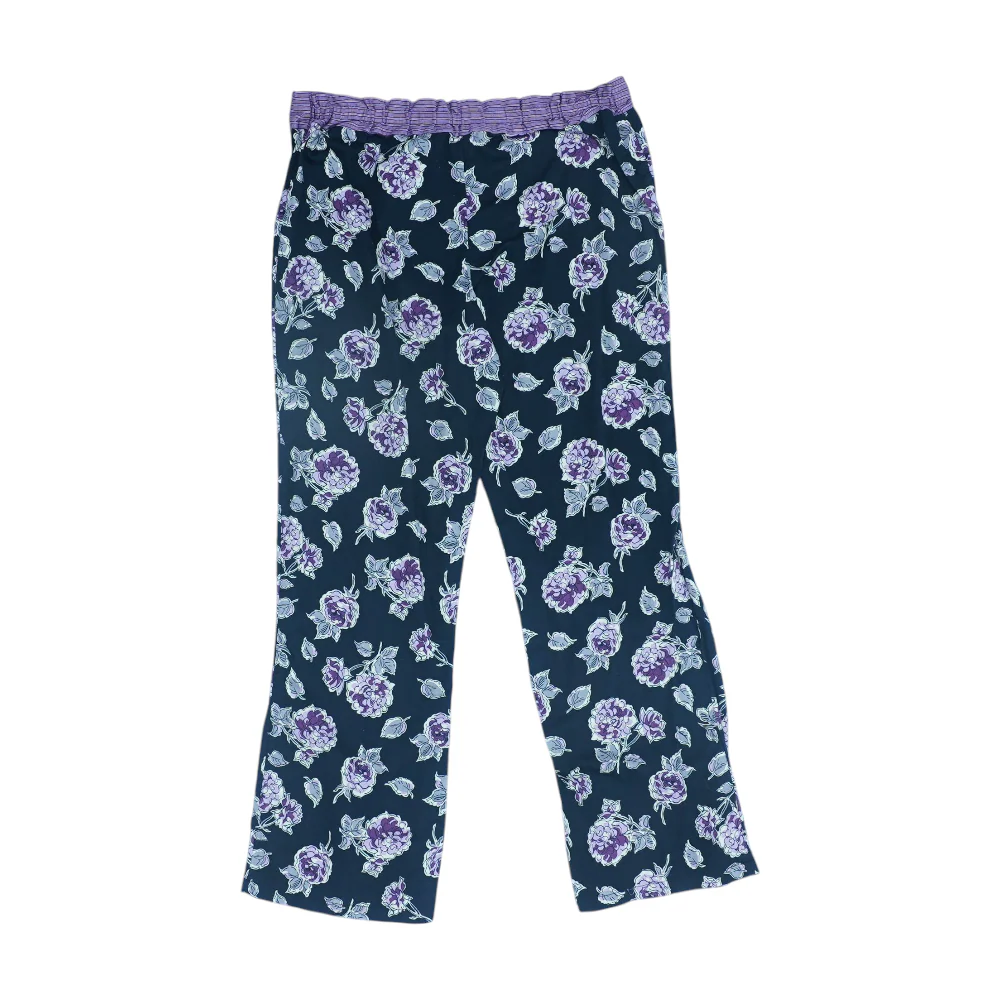 Purple Floral Pajama Bottom - Image 2
