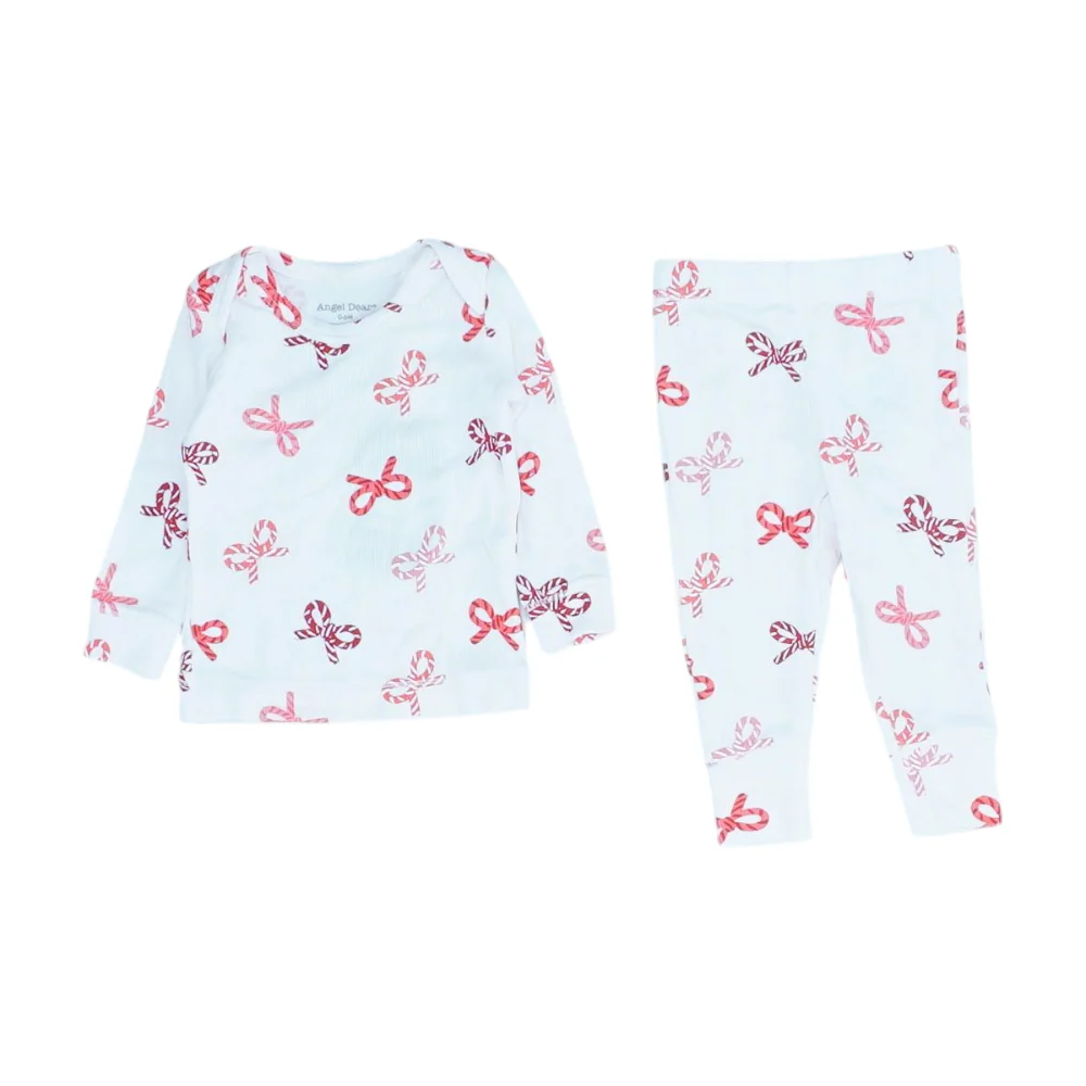 Pink Print Pajama Set